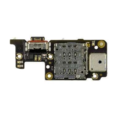 Шлейф для Xiaomi Redmi Note 11 Pro Plus 5G плата на системный разъем/разъем SIM/микрофон - Премиум