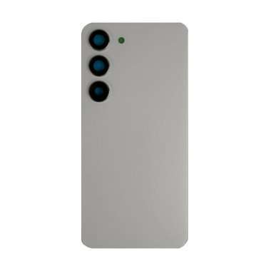 Задняя крышка для Samsung Galaxy S23 (S911B) (бежевая) &mdash; 2