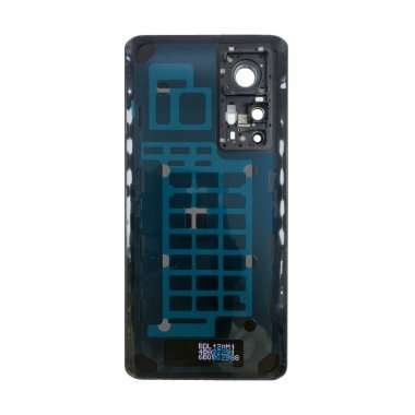Задняя крышка для Xiaomi 12T Pro (черная матовая) премиум — 1